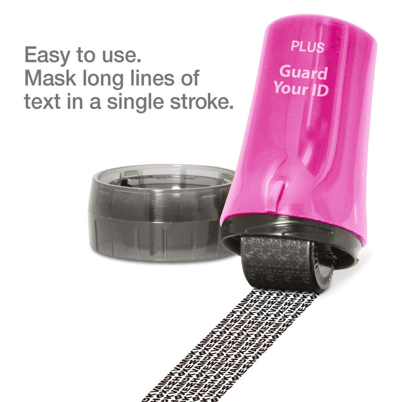 Plus Guard Your ID Advanced Security Roller 2.0 Identity Theft Prevention Stamping Pink - Image 3